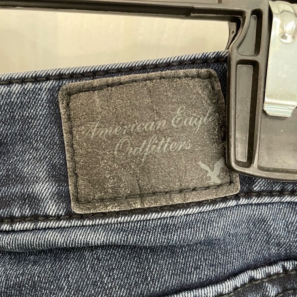 American Eagle Outfitters Medium Wash Stretch Jegging Women’s Size 4 - Picture 4 of 8